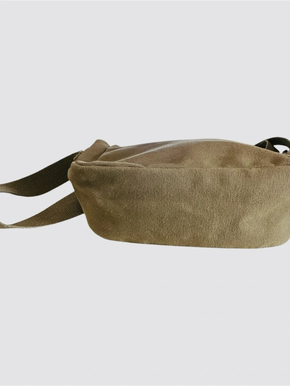 Olive Canvas Military-Inspired Field Messenger Bag Utility Crossbody Unisex